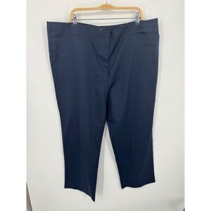 NWT Cintas Susan Fit Uniform Work Pan‎ Womens 24 Navy Blue Regular Fit Classic